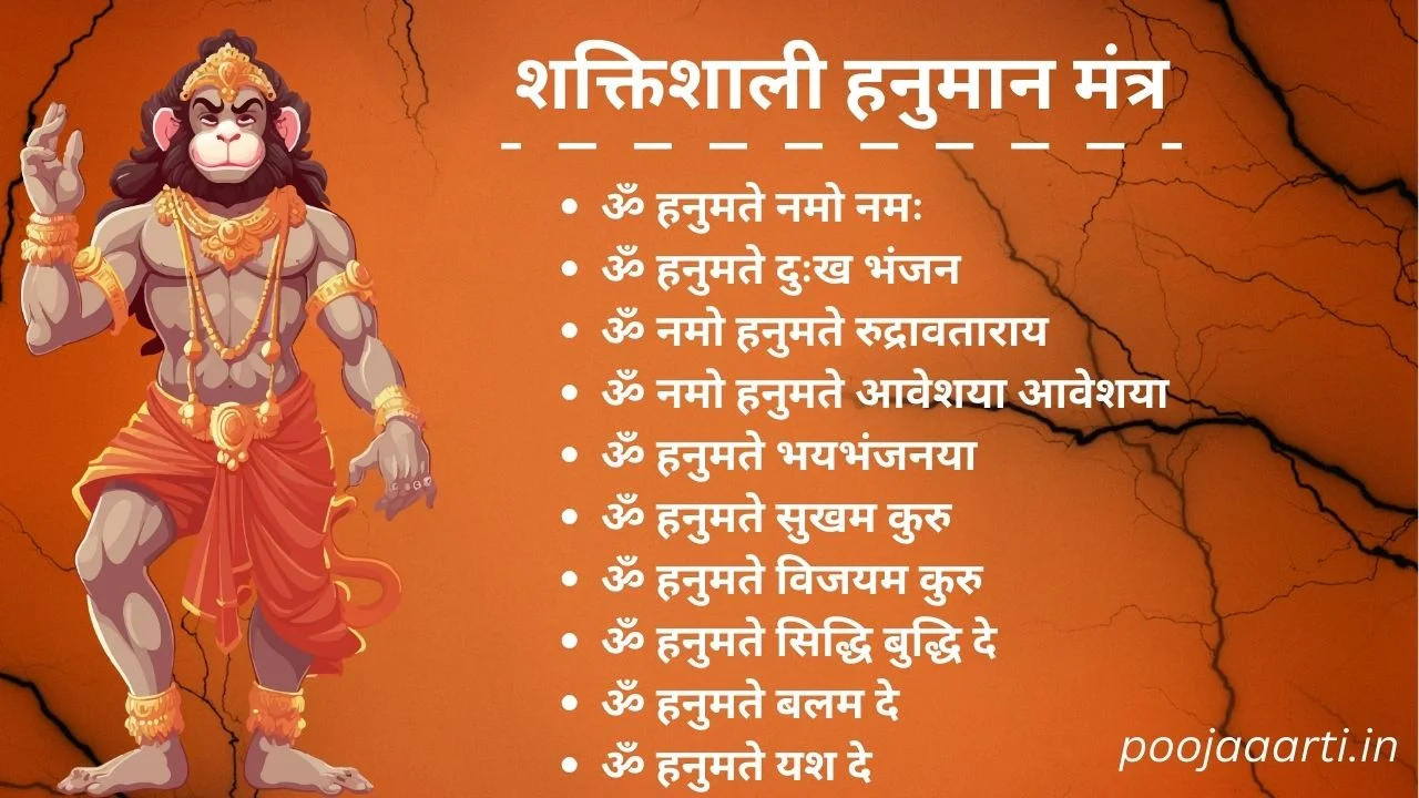 शक्तिशाली हनुमान मंत्र (Powerful Hanuman Mantra)