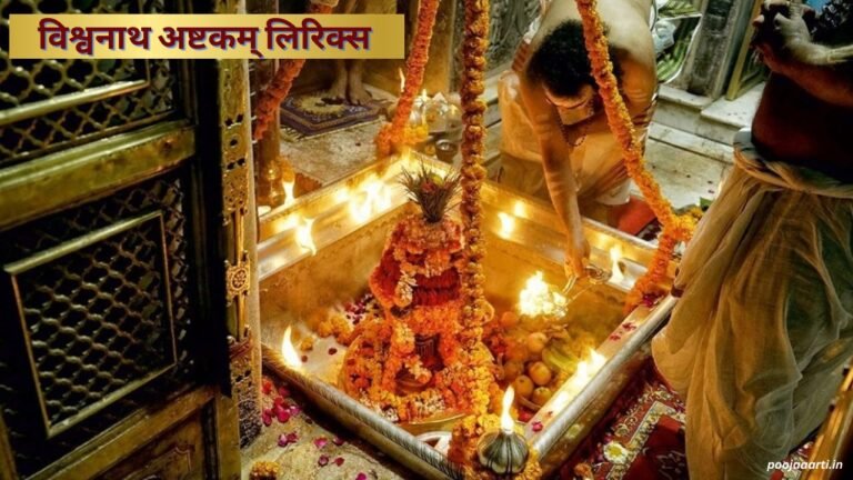 Vishwanath Ashtakam Lyrics Image Hindi