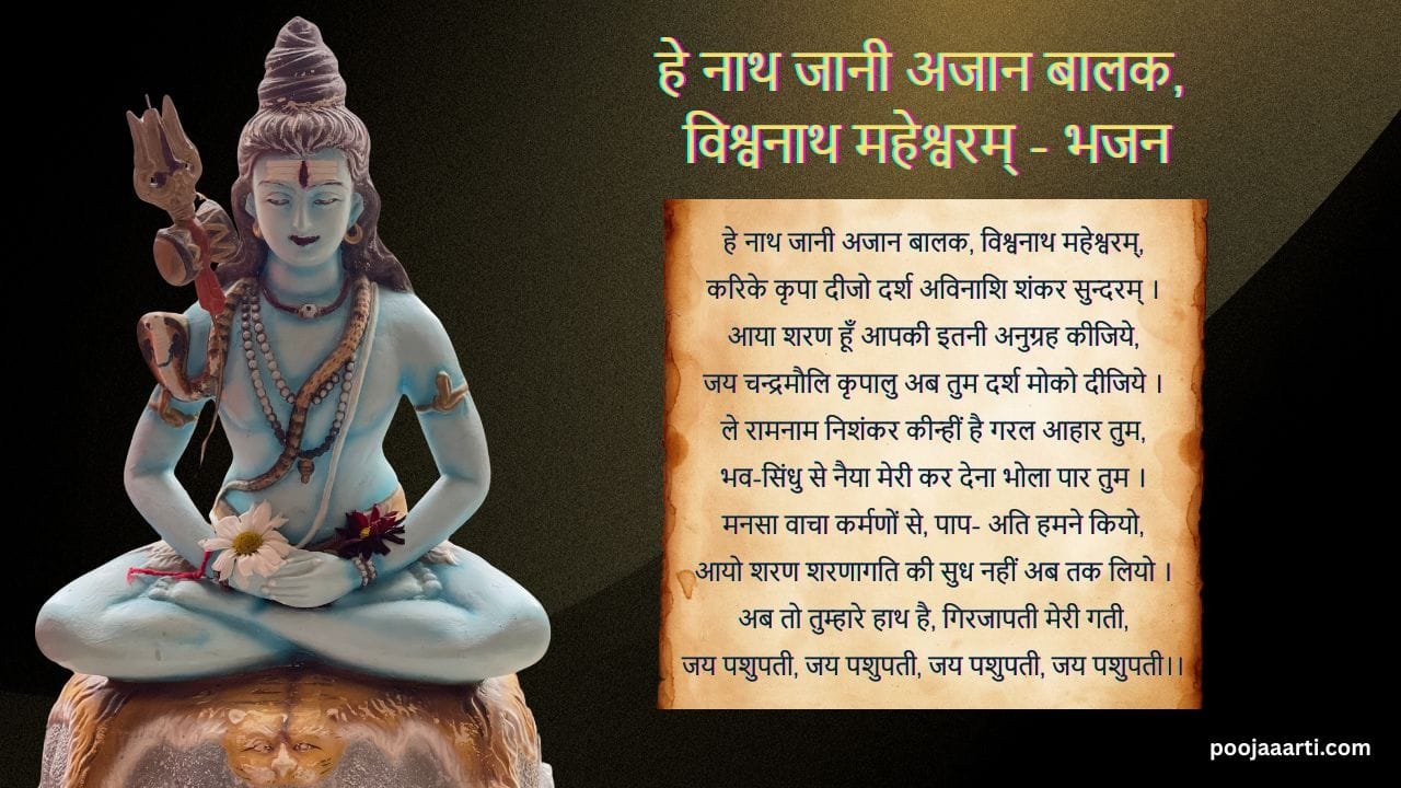 He Naath Jaani Ajaan Baalak -Bhajan Photo