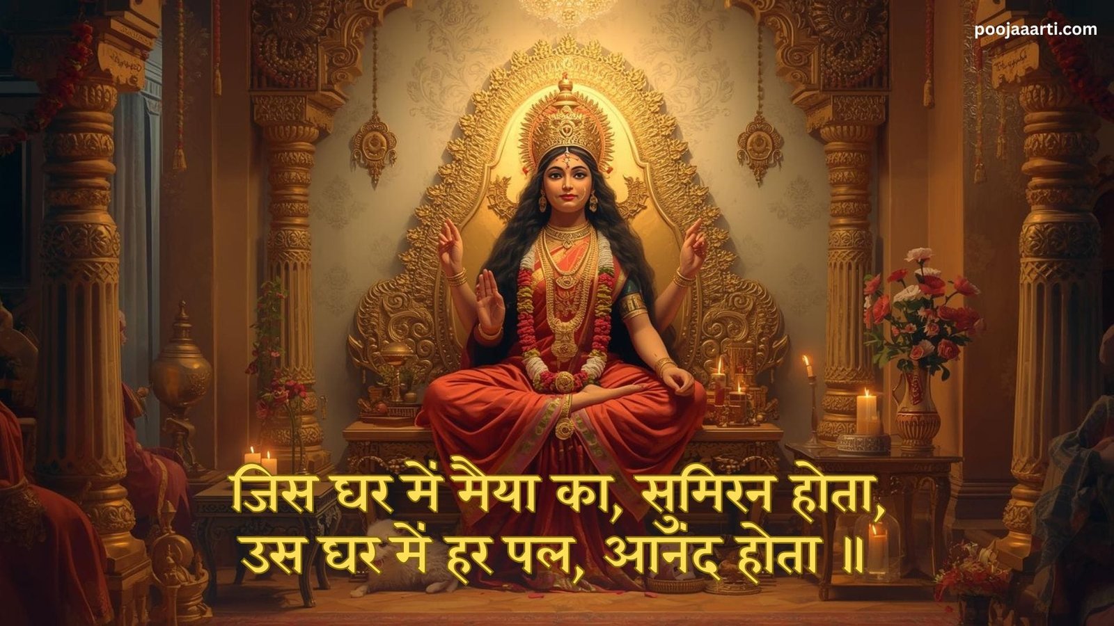 जिस घर में मैया का, सुमिरन होता (Jis Ghar Mein Maiya Ka Sumiran Hota) 1 Jis Ghar Mein Maiya Ka Sumiran Hota - Bhajan Photo